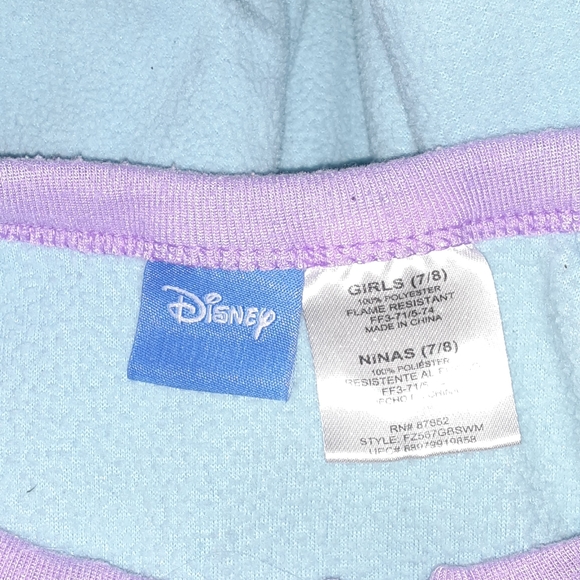 ⭐ Disney timeless "FROZEN.... ANNA" Fleece pajama size 7/8 (M) - Picture 3 of 3